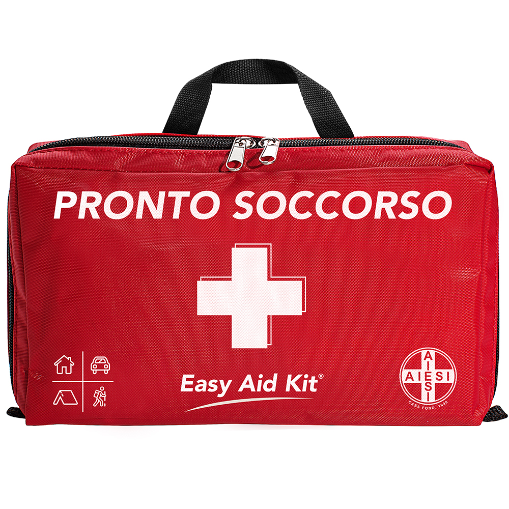 19 PC Pronto Soccorso Kit To Go Emergenza Casa Auto Esterni Medico Set  Compatto
