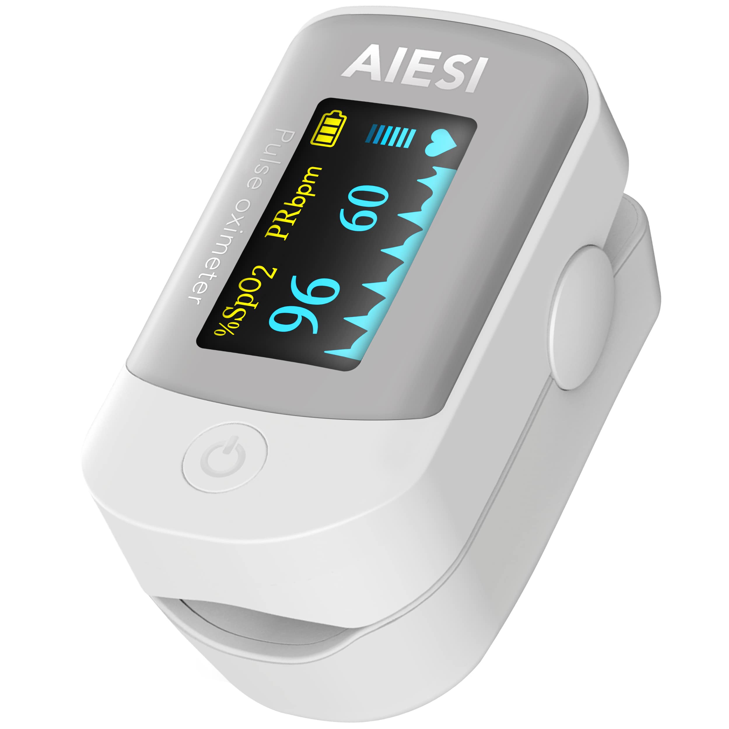 Saturimetro professionale portatile da dito con display orientabile a  colori - AIESI Hospital Service